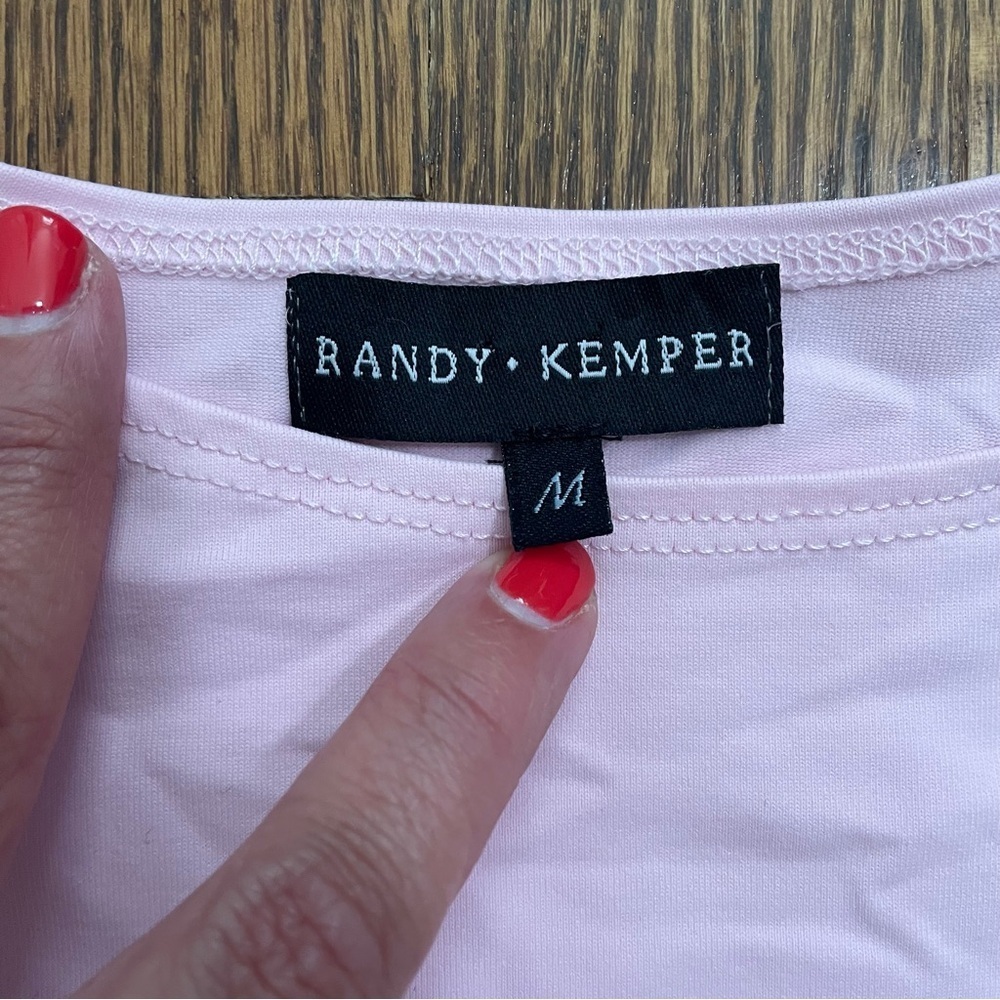 Randy Kemper Women's Pink Tank‎ Top Size Medium - Picture 2 of 5